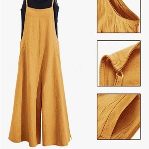 Women's Mustard Jumpsuit